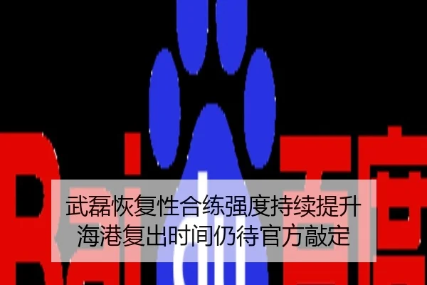 武磊恢复性合练强度持续提升 海港复出时间仍待官方敲定