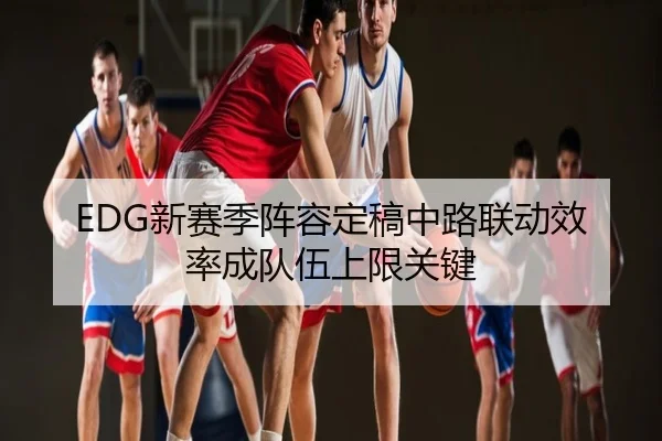 EDG新赛季阵容定稿中路联动效率成队伍上限关键